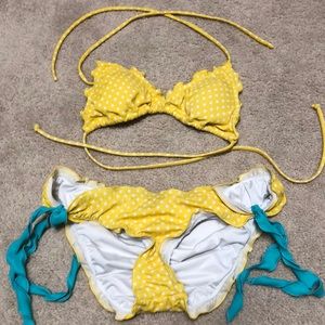 Victoria’s Secret Yellow Polka Dot BIkini